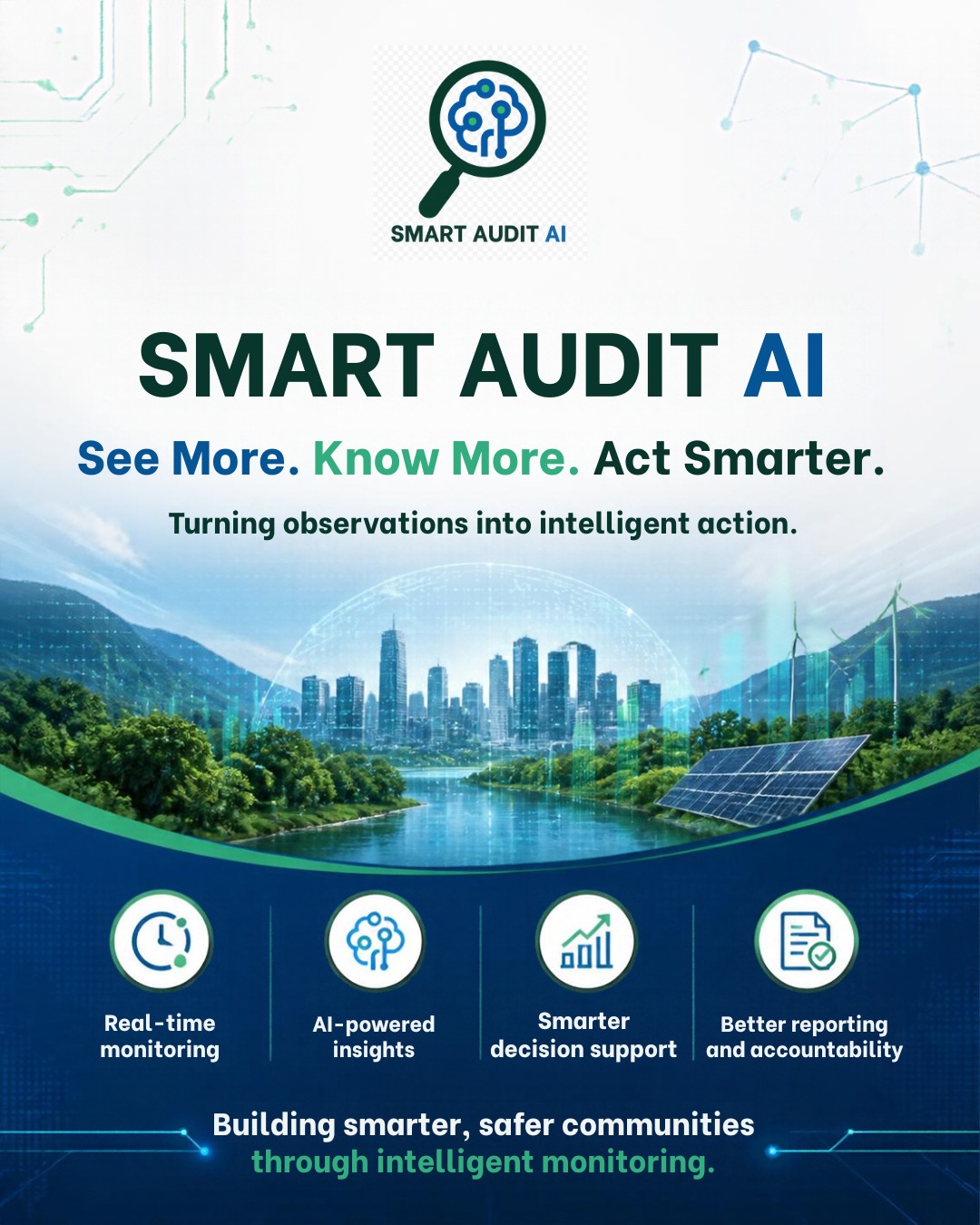 Smart Audit AI Future Poster Wallpaper